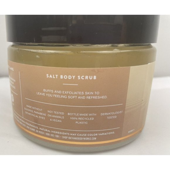 1-BATH & BODY WORKS Aromatherapy CEDARWOOD + YLANG YLANG~SALT BODY SCRUB - Picture 4 of 6